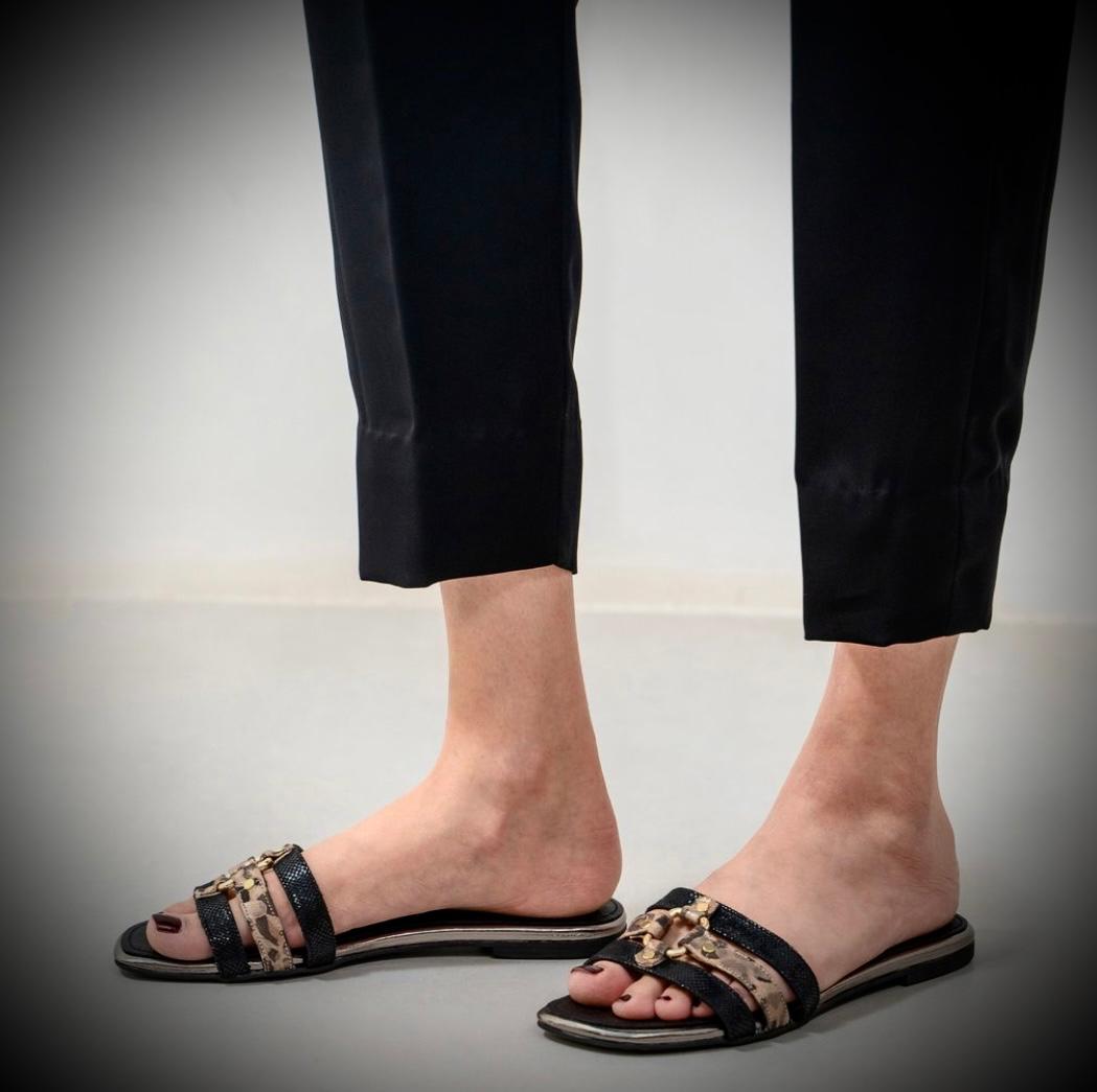 Casual Luxe Animal Print Flats