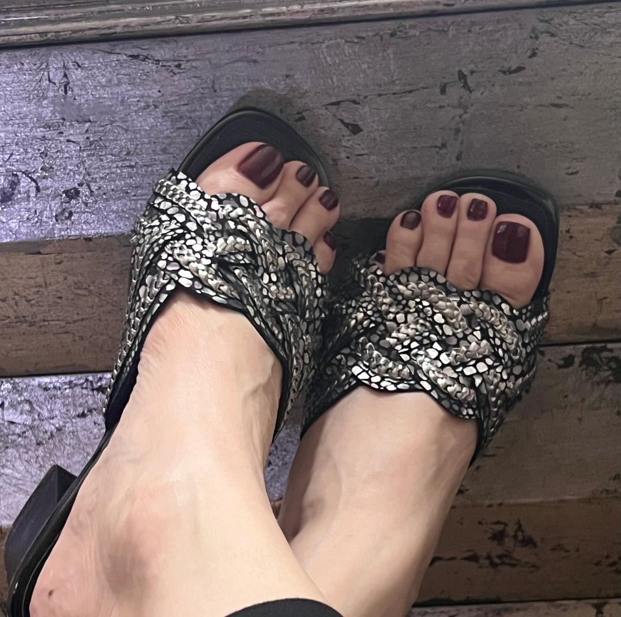 Animal Print Woven Block Heeled Sandals