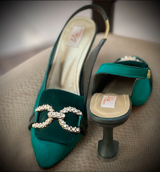 Green Double Studded Buckle